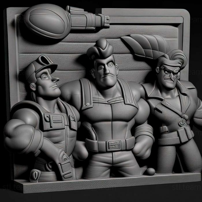 3D model Gunstar Heroes game (STL)